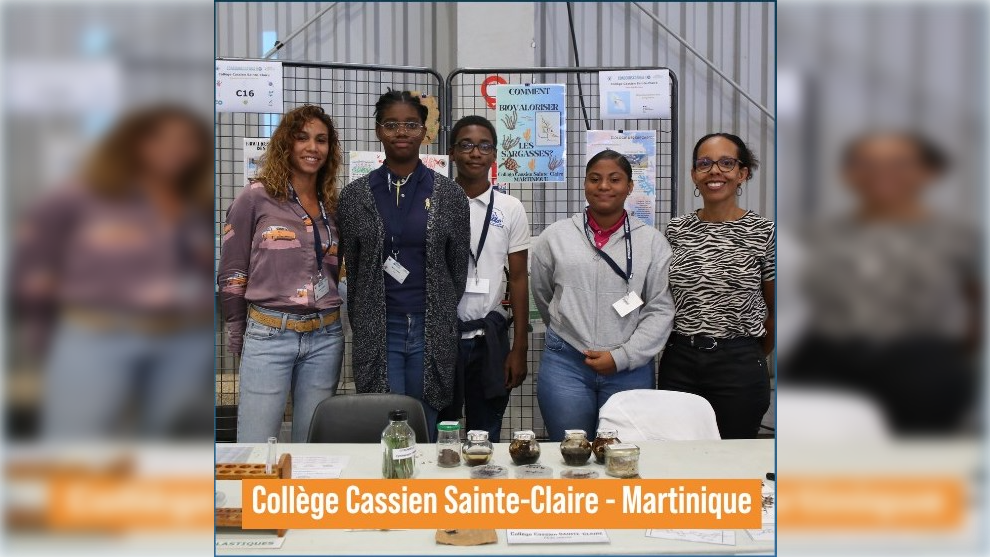 Concours CGénial les élèves du collège Cassien Sainte Claire