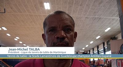video | Tennis de table : le Stade Lamentinois de Guadeloupe sacré champion Antilles-Guyane