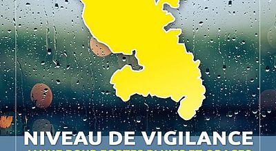 Fortes pluies : la Martinique placée en vigilance jaune