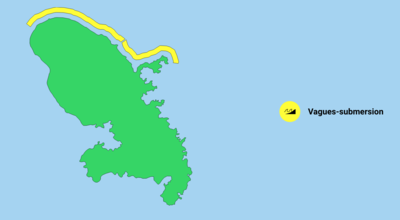Forte houle : le Nord Atlantique toujours en vigilance jaune