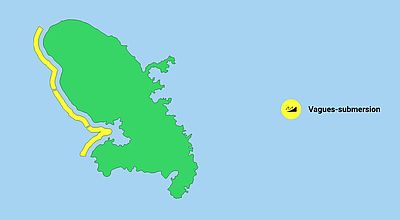 Ouragan Idalia : la Martinique placée en vigilance jaune vague submersion 