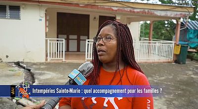Intempéries à Sainte-Marie, quel accompagnement pour les familles ?