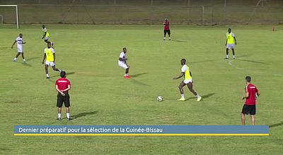 Football : derniers préparatifs pour la sélection de Guinée-Bissau