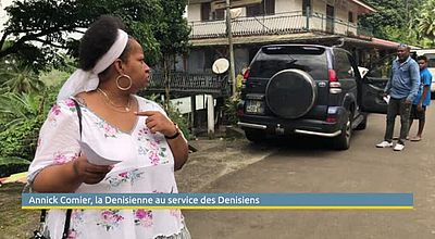 Annick Comier, nouvelle mairesse de Fonds-Saint-Denis