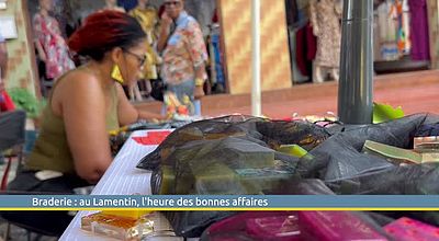 Braderie : au Lamentin, l'heure des bonnes affaires