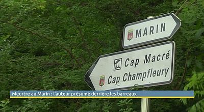 Meurtre au Marin : l’auteur présumé derrière les barreaux