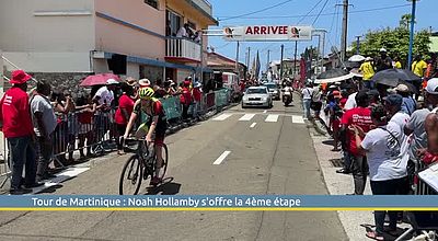 Tour de Martinique : Noah Hollamby s'offre la 4ème étape