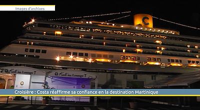 Croisière : Costa réaffirme sa confiance en la destination Martinique