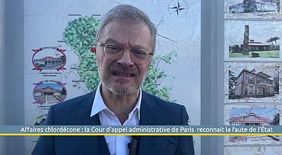 Affaires chlordécone : la Cour d'appel administrative de Paris  reconnait la faute de l’État