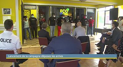 Lancement de la campagne déposez les armes
