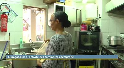 Ouragan Elsa : l'activité des commerces perturbée