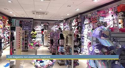 Les magasins non essentiels respirent