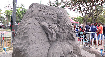Sculptures sur sable : la patrimoine martiniquais à l'honneur