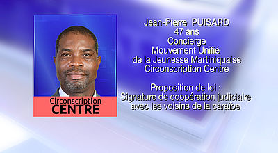 Jean-Philippe Puisard (Mouvement Unifié de la Jeunesse Martiniquaise)