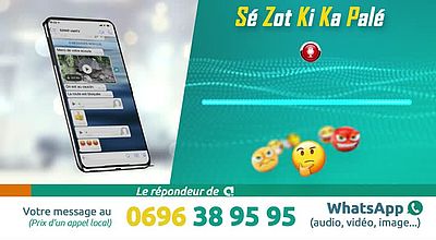 Sé Zot Ki Ka Palé, 0696 38 95 95 le répondeur de viàATV.SZKKP.