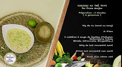 La Martinique dans l'Assiette - Diridou au thé péyi