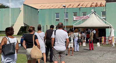 800 personnes accueillies au centre de vaccination du Lamentin