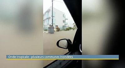 Onde tropicale: plusieurs communes inondées