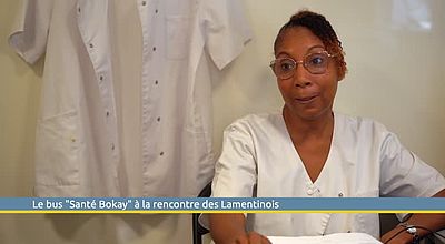 Le bus "Santé Bokay" à la rencontre des Lamentinois