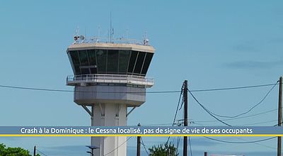 Crash à la Dominique : le Cessna localisé, pas de signe de vie de ses occupants