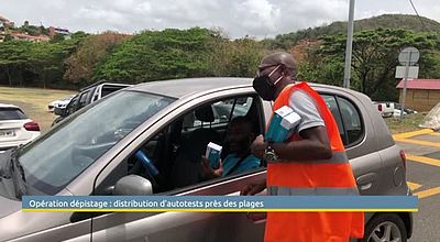 Opération dépistage : distribution d'autotests près des plages