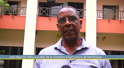 José Maurice réélu à la tête de la Chambre d'Agriculture de Martinique