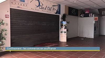 Confinement : les commerces en souffrance