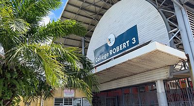 Collège Robert 3 : des dispositions en urgence pour assurer les cours à cause des sargasses