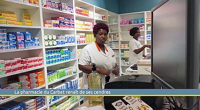 La pharmacie du Carbet renaît de ses cendres