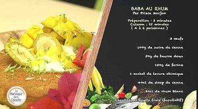 La Martinique dans l'Assiette - Baba au rhum