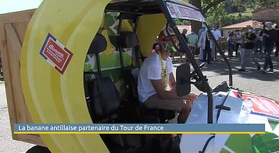 Tour de France: la banane antillaise à l'honneur