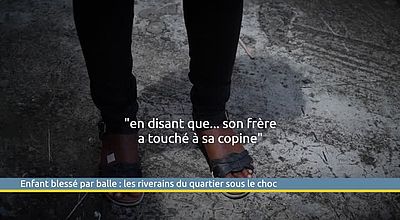 Enfant blessé par balle : les habitants du quartier sous le choc