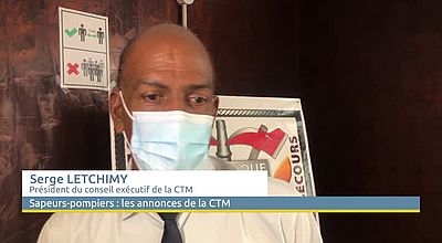 Sapeurs-pompiers : les annonces de la CTM