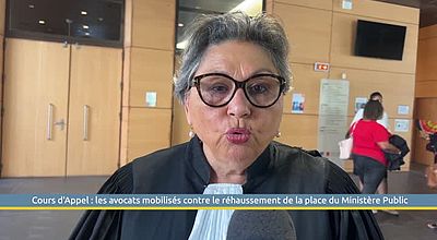 Cour d'Appel : les avocats mobilisés contre le réhaussement de la place du Ministère Public