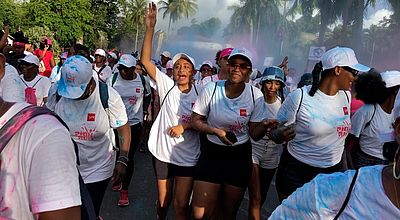 Pink run : 1000 marcheurs mobilisés contre le cancer du sein
