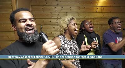 Heavenly Gospel et Fabrice CLAIRE : une répétition chargée d’émotions