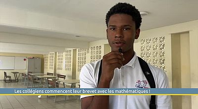 Les collégiens commencent leur brevet avec les mathématiques !