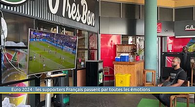 Euro 2024 : les supporters Français passent par toutes les émotions
