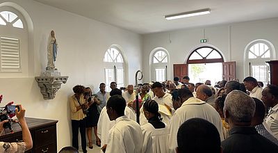 Église du Lamentin : réouverture de la Sacristie de la paroisse