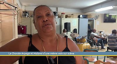 La Chorale Arpege et Malavoi d'une même voix sur scène