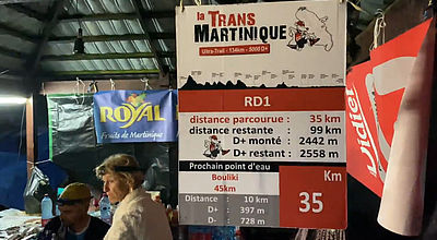 Transmartinique : les concurrents au bout de 134,4 km d'effort