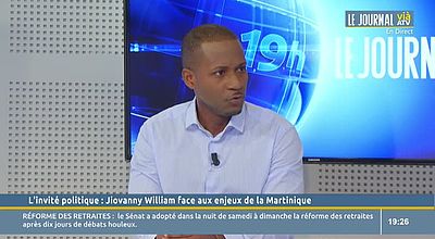 L'Invite Politique : Jiovanny William face aux enjeux de la Martinique