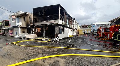 Incendie : un restaurant détruit par les flammes