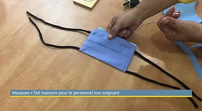 Coronavirus; des masques "fait maison" pour les non-soignantss