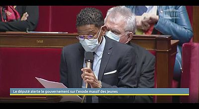 Le député alerte le gouvernement sur l'exode massif des jeunes