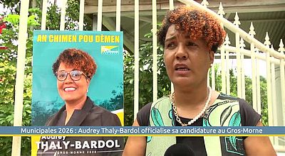Municipales 2026 : Audrey Thaly-Bardol officialise sa candidature au Gros-Morne