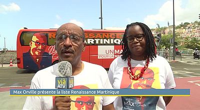 Max Orville présente la liste Renaissance Martinique