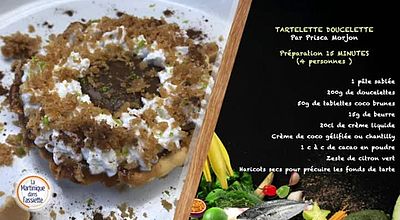 La Martinique dans l'assiette : Tartelette doucelette