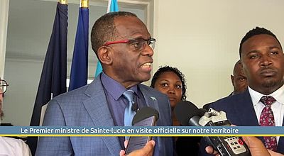 Le Premier ministre de Sainte-lucie en visite officielle sur notre territoire