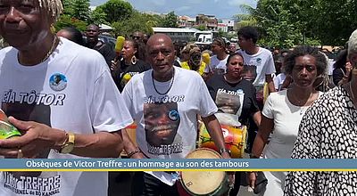 Obsèques de Victor Treffre : un hommage au son des tambours